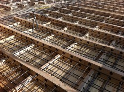 X-Floor-Decke vor dem Betonieren