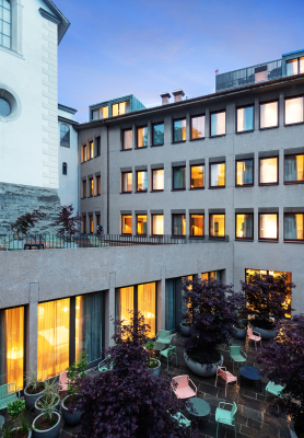 Innenhof Hotel St. Peter