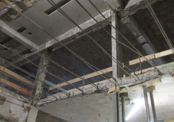 Teilabbruch bestehender Hourdisdecken