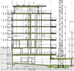 Querschnitt Gebäude