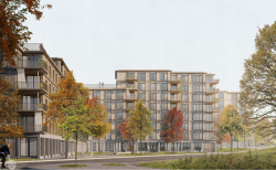 Abb. 1, Bauprojekt Lerchenhalde in Zürich Affoltern