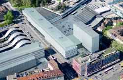 Simulation einer Flugaufnahme für den Zustand nach Abschluss der Bauarbeiten